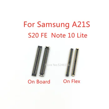 5-10 бр. USB Зарядно Устройство, кабел за зареждане на Пристанището Гъвкав конектор 78Pin За Samsung Galaxy Note 10 Lite N770F/DS S20 FE A21S A217F Конектор на дънната платка