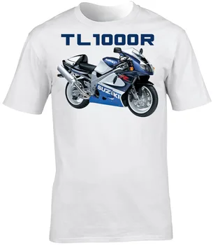 Тениска TL1000R Motorbike с кръгло деколте и къс ръкав в байкерском стил