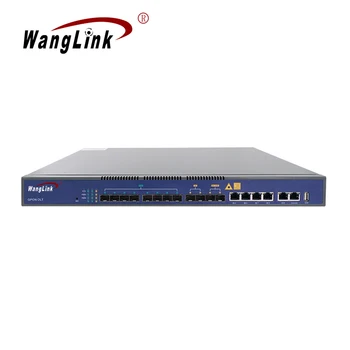 GPON 8 PON OLT 1U Layer3 SFP + SNMP, Telnet CLI, WEB, SSH v2 управление на 8 възходящи канали 10/100/1000 Mbit /s 10G 4 RJ45 2 SFP GPON OLT