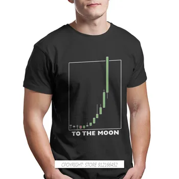 To The Moon Уникална тениска с изображение на майнеров Биткойнов, криптовалюты, Мем, ново най-високо качество, подарък дрехи, фланелка, нещата Ofertas