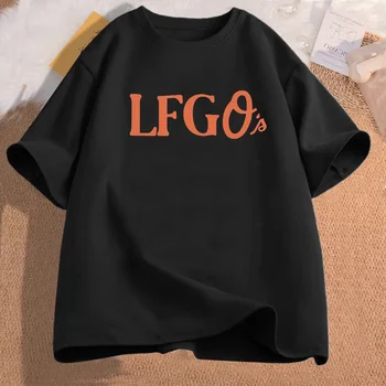 Тениска LFGO's, дамски мъжки реколта памучен тениска, ежедневни дамски тениски, дамски бейзболна забавна тениска оверсайз, дамски дрехи
