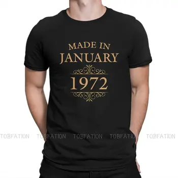 Направено през януари, Все още е Страхотен Подарък за 50-тия Рожден Ден, Модни тениски 1972 2022, 50-Годишният Актьор Стилна Градинска тениска от Плат
