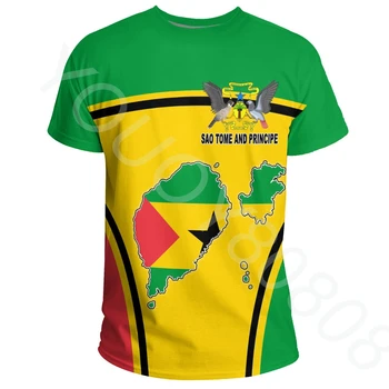 Нова hoody с принтом Africa Zone, тениска с активен флага Сао Томе и Принсипи, всеки ден на улицата блузи за мъже и жени