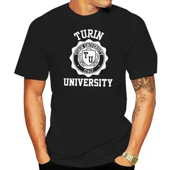 Тениска с логото на Туринского университет (на разположение на всички цветове и размери), мъжка тениска