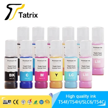 Tatrix За Epson T54F Съвместими с мастило 54F Цветни Мастиленоструйни Мастила за Презареждане на Бутилките На Водна Основа за принтер Epson SureLab SL-D580