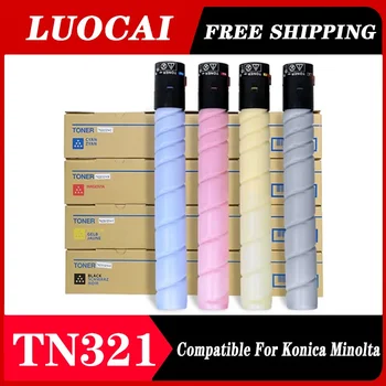 TN321 TN220 Съвместим Цветен Тонер Касета Bizhub C224 C284 C364 C7822 C7828 за Konica Minolta Powder 224 284 364