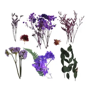 1 Кутия Сушени цветни растения, цветя в Различни цветове, Тези сухи цветя за ароматерапевтических свещи 