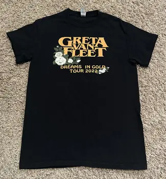 Официалната риза Греты Ван Флийт Dreams in Gold Tour 2022, черна, с малки дълги ръкави