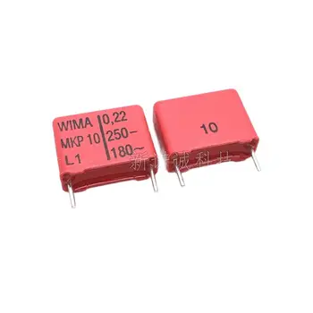 10ШТ / Веймарский кондензатор WIMA 250V 224 0,22 ICF 250V 220nF MKP10 Разстояние между крака 15 мм