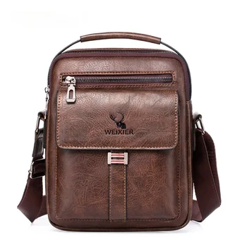 Маркови мъжки чанти през рамо, модерна чанта през рамо, висококачествени мъжки ежедневни чанти от изкуствена кожа, дизайнерска чанта за мъже, дамски чанти-незабавни посланици