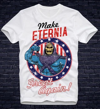 Тениска Skeletor Masters Of The Universe Eternia Make Great Again Ретро Реколта