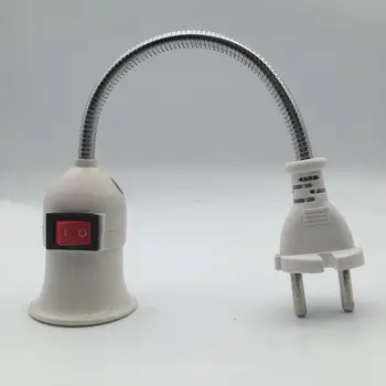 Сменяем адаптор за контакти Удължител за контакти Конвертор за контакт за лампа на Притежателя на лампата E27 Адаптер за лампата в посока