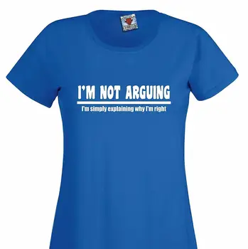 Аз не Твърдя Женска Тениска Смешно Груб Подарък Неловко Дразнещ Обидно