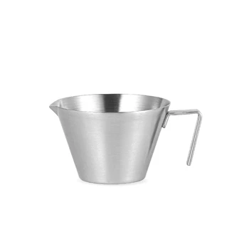 Мерителна чашка за кафе с обем 100 мл, мляко, чаша от неръждаема стомана, луксозни кухненски принадлежности за кафе