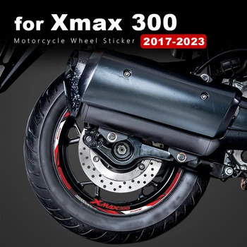 Етикети към Колелата на Мотоциклета Водоустойчива за Yamaha Xmax 300 Аксесоари 2023 X max 300 Xmax300 2021 2022 2020 2017-2019 Стикер на Джанти