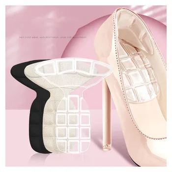 Нова силиконова възглавница за защита на петата, Гел етикети на петата, вложки за улавяне, женски Мини лигавицата на петата за обувки, които свличане на петата, мехури