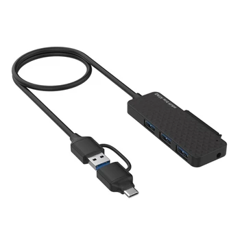 Кабел-адаптер TypeC USB3.0 до блок за захранване и с поддръжка на твърд диск 2,5 