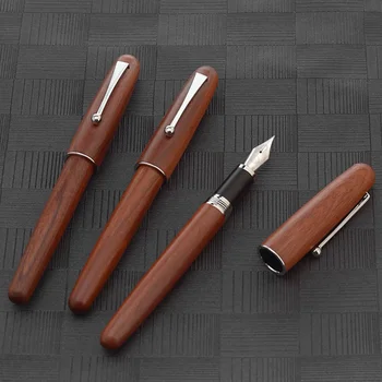 Висококачествена дървена писалка за ръчна работа с топчета 0,7 мм, подаръци химикалки за писане на бизнес-студенти, дървена дръжка FPA707, офис и ученически пособия