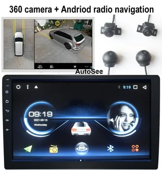 за Toyota, Honda, Nissan сензорен екран, Android-монитор, Навигация + 360-градусная помещение, автомобилен видеорекордер с кръгово преглед, видео рекордер с птичи поглед