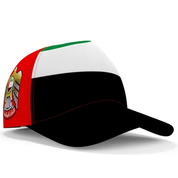 Бейзболна шапка на Обединените Арабски Емирства с безплатен 3D име и лого на отбора по поръчка, Шапка, за да пътуват из страната, на Нацията на Исляма, прическа с арабски флага