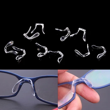 2 бр./компл. силиконови противоскользящих накладки за точки, U-образен тампон за очила, слънчеви очила, аксесоари за очила