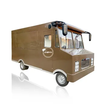 Електрически подвижни колички за бързо хранене с ремарке, градинска количка за сладолед, количка за кафе, Павилион-ван за продажба в САЩ