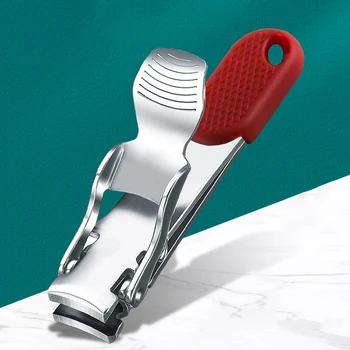 Ультратонкая мини-машина за рязане на ноктите на Преносим нож за нокти от неръждаема стомана, Машинка за подстригване, за маникюр и педикюр от въглеродна стомана, Ножничный инструмент