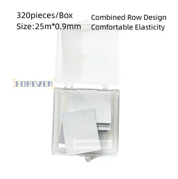 1-10 кутии Латексного кабел, стабилизиране на четка за дамбу, Комбинираната гумени листове 320 бр. / кор. Стоматологични материали в насипно състояние